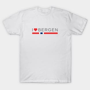 I Love Bergen Norway T-Shirt